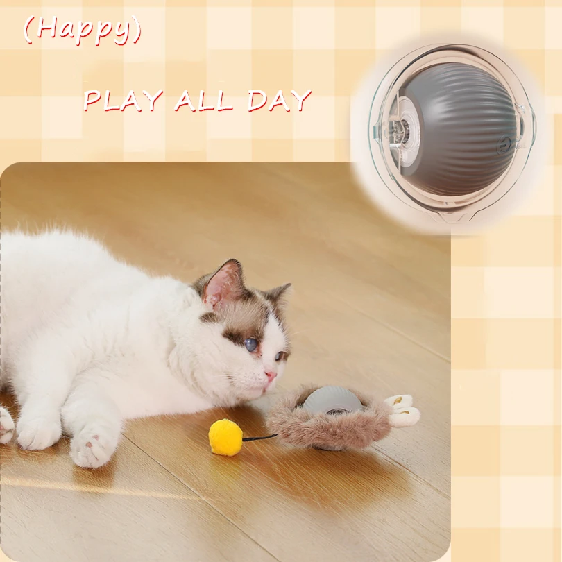 Fast Rolling in Pouch Hide and Seek Kitten Toy - Image 6
