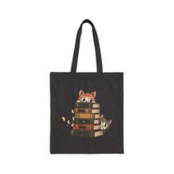 Retro Curious Cats Hiding Behind a Stack of Books